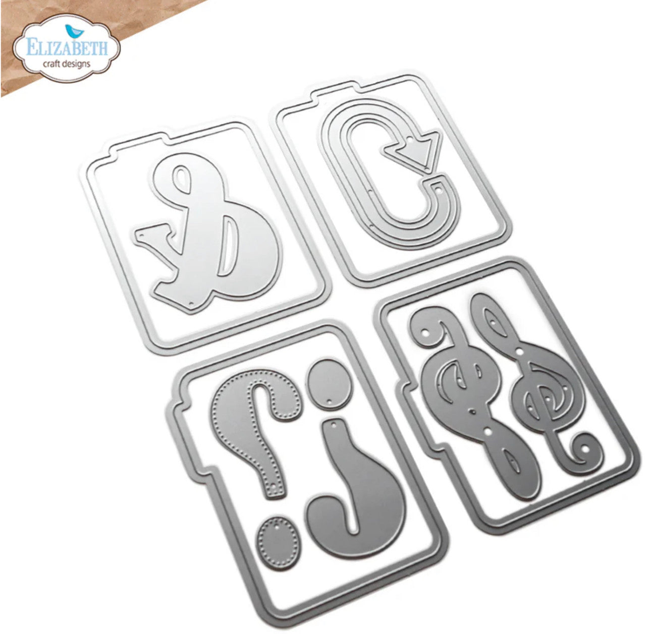 Elizabeth Craft Designs Bibliotheek Pocket Filler Kaarten Die Set